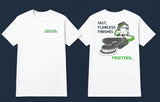 2026 White Paint T-shirt